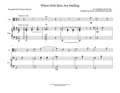 When Irish Eyes Are Smiling