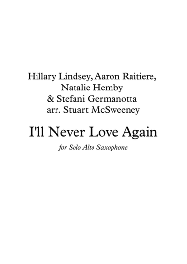 I'll Never Love Again