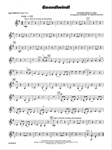 Goondiwindi: 2nd Violin
