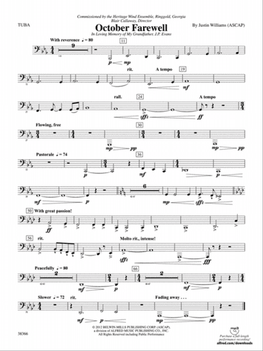 October Farewell: Tuba