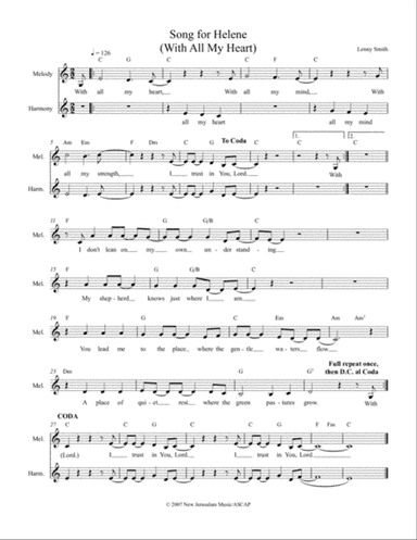 Song For Helene (With All My Heart)