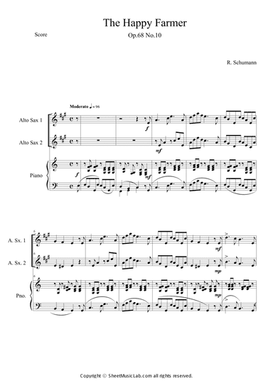 The Happy Farmer Op.68 No.10 (in C)