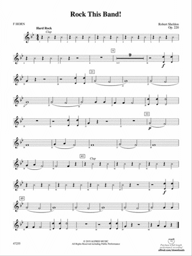 Rock This Band!: 1st F Horn