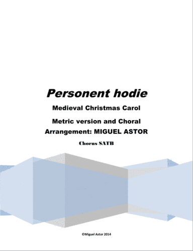 Personent hodie