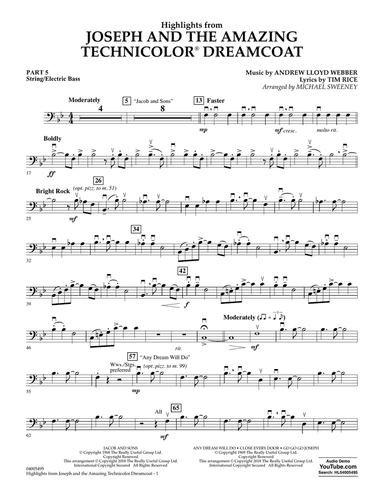 Highlights from Joseph and the Amazing Technicolor Dreamcoat - Pt.5 - String/Electric Bass