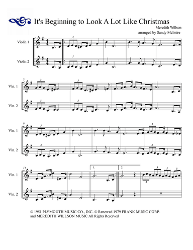 It's Beginning To Look Like Christmas