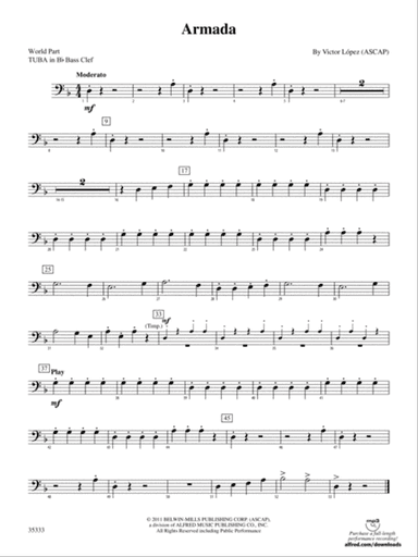 Armada: (wp) B-flat Tuba B.C.