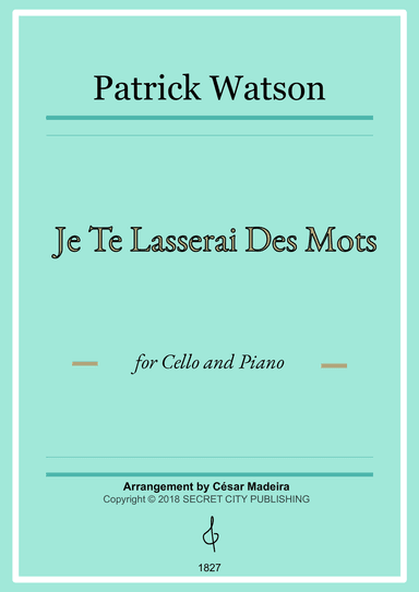Je Te Laisserai Des Mots