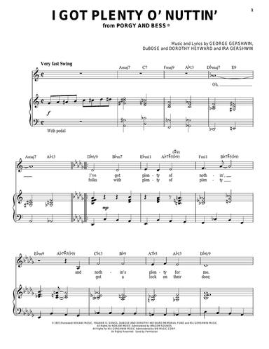 I Got Plenty O' Nuttin'