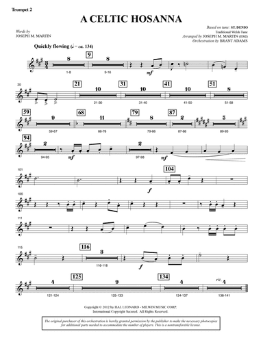 A Celtic Hosanna - Bb Trumpet 2