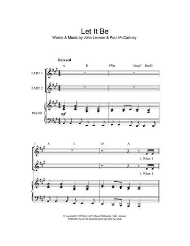 Let It Be (arr. Rick Hein)