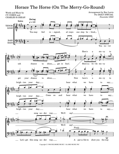 Horace The Horse (on The Merry-go-round)