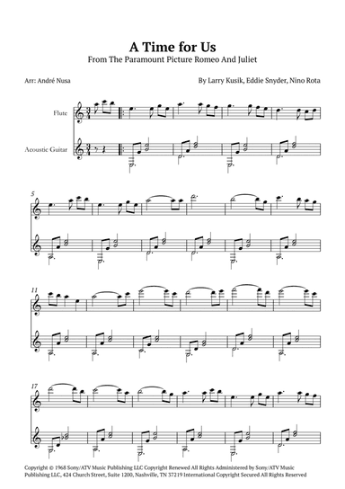 A Time For Us (love Theme)