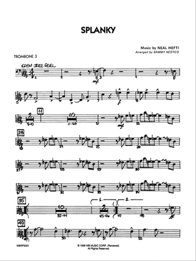 Splanky: 3rd Trombone