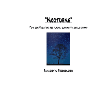 "Nocturne" for flute, clarinet, cello and piano