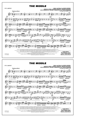 The Middle (arr. Ishbah Cox) - Bb Clarinet