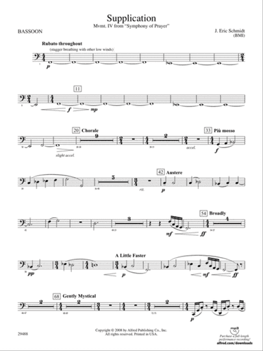 Supplication: Bassoon