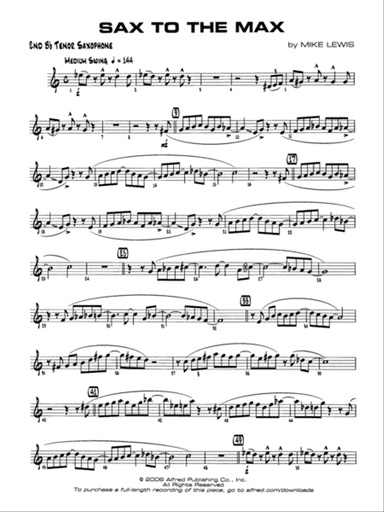 Sax to the Max: 2nd B-flat Tenor Saxophone