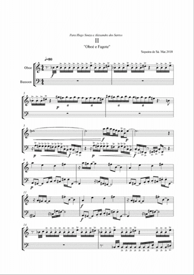 CHALLENGE FOR OBOE AND FAGOTE