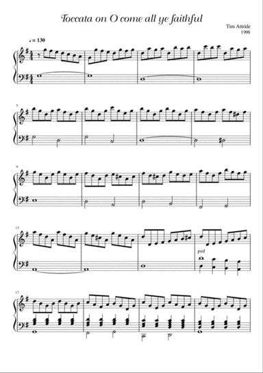Toccata on "Adeste Fideles"