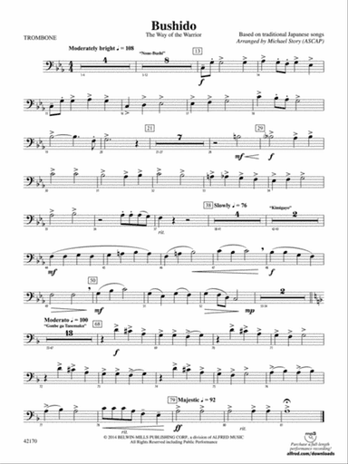 Bushido: 1st Trombone
