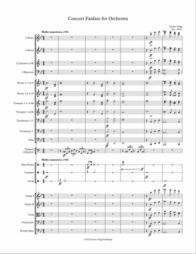 Concert Fanfare for Orchestra