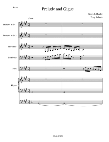Prelude and Gigue