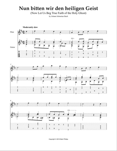 Nun bitten wir den heiligen Geist (Now Let Us Beg True Faith of the Holy Ghost)