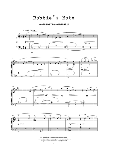 Robbie's Note (from Atonement)