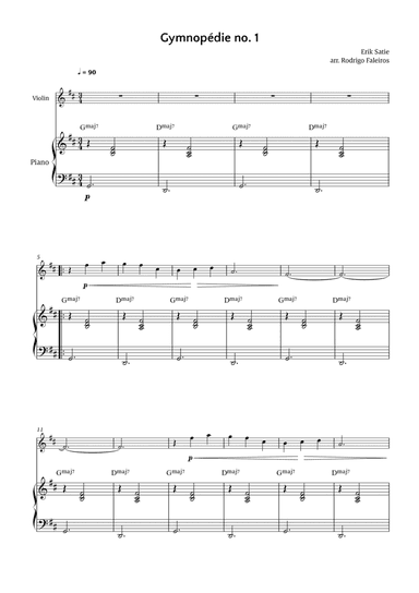 Gymnopédie no. 1