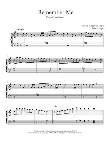 Remember Me (lullaby)