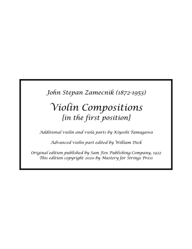 Violin Compositions