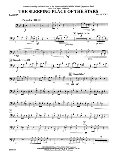 The Sleeping Place of the Stars: Bassoon