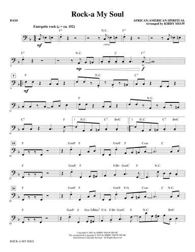 Rock-a My Soul - Bass