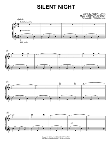 Silent Night (arr. Phillip Keveren)