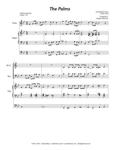 The Palms (for Woodwind Quartet and Organ)