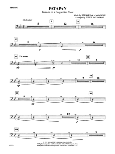 Patapan: Timpani