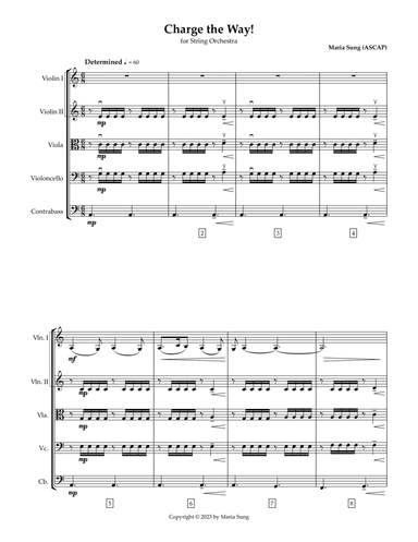 Charge the Way! for String Orchestra