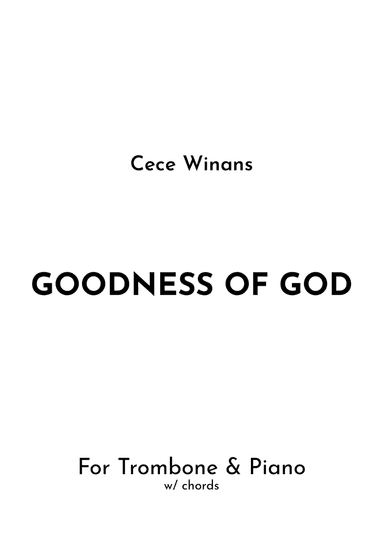 Goodness Of God