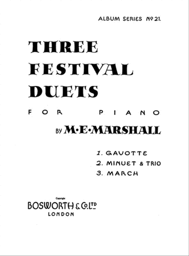 Marshall, Me Three Festival Duets
