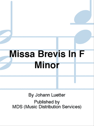 Missa brevis in F Minor
