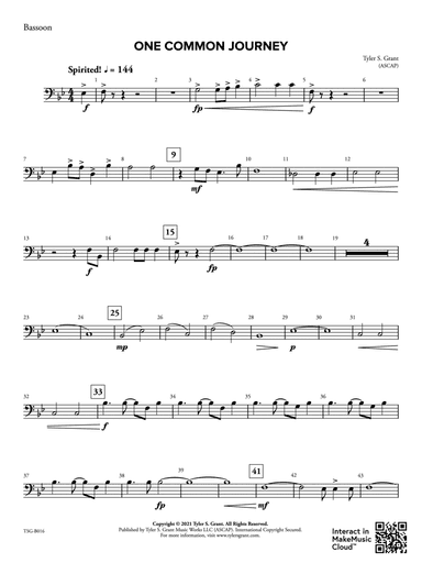 One Common Journey: Bassoon