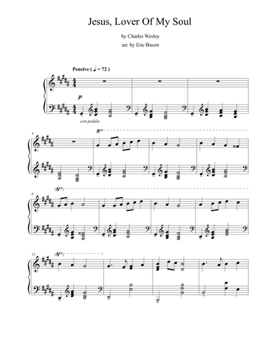 Jesus, Lover Of My Soul