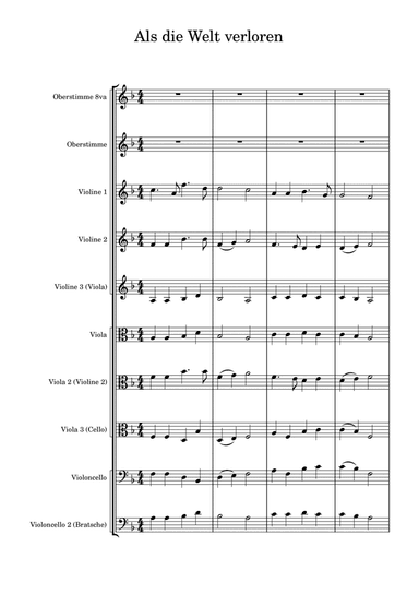 Als die Welt verloren