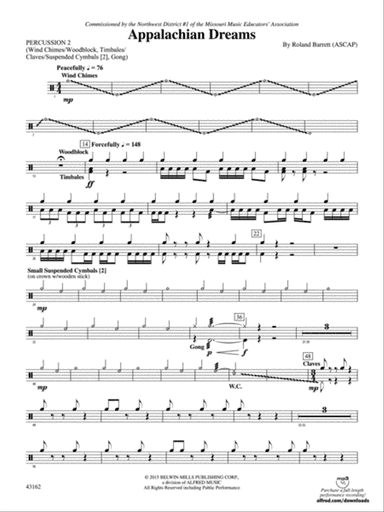 Appalachian Dreams: 2nd Percussion