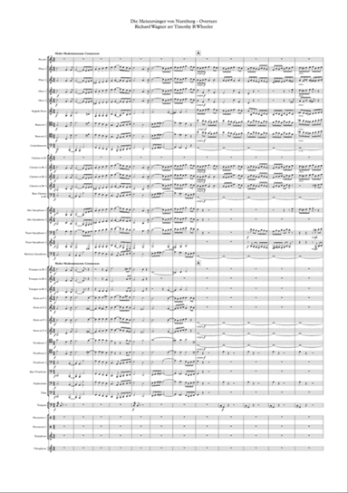 The Mastersingers Overture, Richard Wagner arr. Tim Wheeler