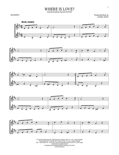 Where Is Love? (from Oliver)