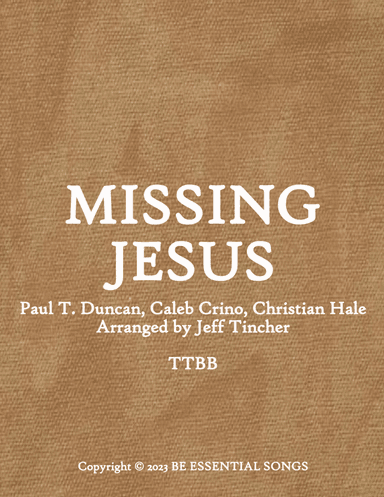 Missing Jesus