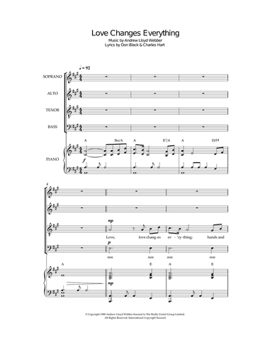 Love Changes Everything (from Aspects Of Love)