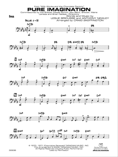 Pure Imagination (from Willy Wonka and the Chocolate Factory): String Bass